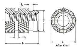 3000pcs IUTC-M3 Ultrasonic/Heat Staking Inserts Thru-Hole Threaded Nuts PCB Nut image 3