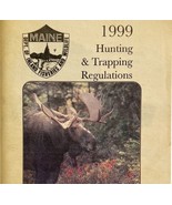 Maine 1999 Hunting &amp; Trapping Regulations Vintage 1st Printing Booklet #... - $371.81 MXN