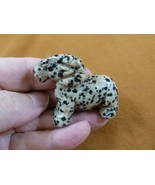 (Y-RAM-710) spotted Jasper RAM SHEEP gemstone carving FIGURINE BIGHORN l... - $24.99