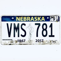 2019 United States Nebraska 150 Years Passenger License Plate VMS 781 - $13.16