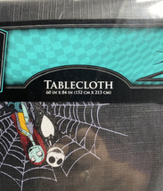 The Nightmare Before Christmas Vinyl Tablecloth 60 x 84 Tim Burtons - £10.17 GBP