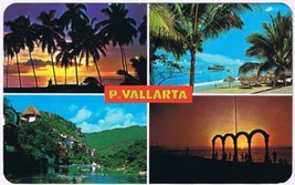 Postcard 4 Views Puerto Vallarta Jalisco Mexico - £2.90 GBP