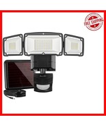 Eco-Friendly 1600LM Solar Security Lights - Adjustable, Waterproof, Easy... - $77.12 CAD