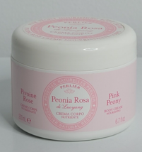Perlier Sealed Peonia Rosa Pink Peony Moisturizing Body Cream 6.7 oz NEW - £19.65 GBP