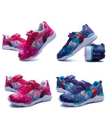 Frozen Girl Running Shoes Athletic Sneakers Anna Elsa Casual Princess Sh... - $13.53 CAD+
