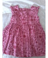 M&amp;S Marks &amp; Spencer  pretty fine needlecord pinafore dress age 6-9 month... - £9.23 GBP