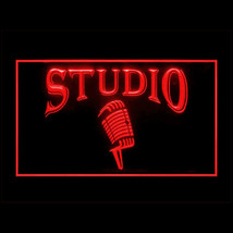 140025B Studio Microphone Executive Traditional Channel Spacious LED Light Sign - £17.22 GBP