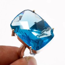 London Blue Topaz Handmade Fashion Ethnic Gifted Ring Jewelry 8.75&quot; SA 6539 - £3.88 GBP