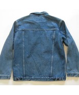 Womans Lands End Blue Jean Trucker Denim Distressed Jacket SZ XL 18-20 4... - £13.47 GBP