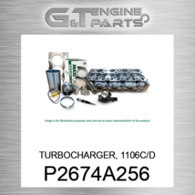 P2674A256 Turbocharger, 1106C/D Maxiforce (New Aftermarket) - £907.09 GBP