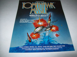 Tomahawk Missile Original Video Arcade Game Sale Flyer Vintage Retro Artwork - £17.56 GBP