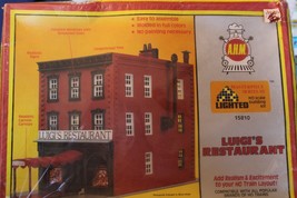 HO Scale AHM, Luigi&#39;s Restaurant Building Kit, Lighted, #15810 BNOS - £43.97 GBP