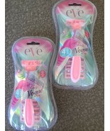 Two (2) Eve Lady Vogue Trio Disposable Razors ~ Four (4) Aloe Strip Cart... - $28.06 CAD