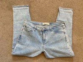 Gap 1969 Jeans Skinny Leg Size 31R Best Girlfriend Light Wash Ankle 36W 26L - £12.40 GBP