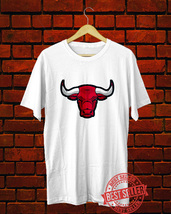Chicago Bulls Red Cow Logo Men&#39;s T-Shirt Size S-5XL - £16.81 GBP+