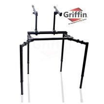 Double Piano Keyboard &amp; Laptop Stand by GRIFFIN - 2 Tier/Dual Portable S... - £71.69 GBP