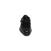 Stacy Adams Kinsley Plain Toe Monk Strap Shoes Black 20180-001 image 3