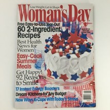 Woman&#39;s Day Magazine June 25 2002 Easy 60 2-Ingredient Recipes Feature Newsstand - £15.19 GBP
