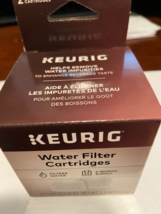 KEURIG WATER FILTER CARTRIDGES 2 PK NEW - $9.89