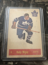 1957-58 Parkhurst Rudy Migray #6 Toronto Maple Leafs Rare Complete Your Set!!!! - £10.79 GBP