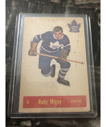 1957-58 PARKHURST RUDY MIGRAY #6 TORONTO MAPLE LEAFS  RARE COMPLETE YOUR... - $18.47 CAD