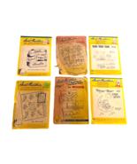 Aunt Marthas Hot Iron Transfers Set Lot 6 Vintage Trains Kittens Sleepy ... - $29.45 CAD