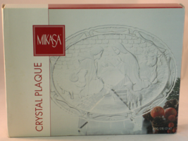 Mikasa Crystal Plaque &quot;Holiday Classics&quot; Nativity Scene - Christmas  - £9.53 GBP