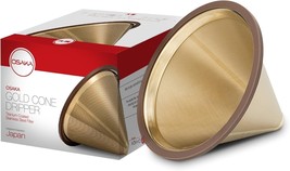 Osaka Titanium Pour Over Coffee Dripper with Double Layered Filter, Pape... - $371.47 MXN