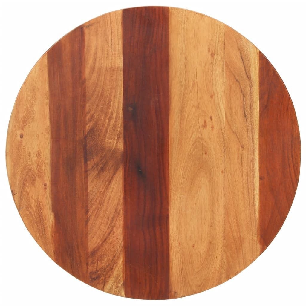 vidaXL Table Top Solid Wood Acacia Round 0.98 - 1.06 &quot; 23.6 &quot; - $116.98