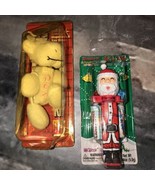 Klik Candy Dispenser Holiday Christmas Snowman &amp; PEZ Sheep Key Chain *read - $254.93 MXN