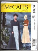 McCalls M6143 Adult Costume Historical Dress Sewing Pattern-New Sz 14-22 - £10.23 GBP