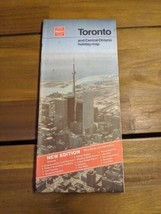Vintage 1980 Toronto And Central Ontario Holiday Map Travel Brochure - £31.64 GBP