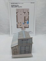 Paper Places 30mm Scale Whitewash City Fire And Safety Hall No 1 Terrain  - $13.37