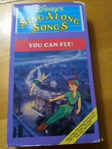 Disney’s Sing Along Song”You Can Fly”VHS Peter Pan Tinker Bell Vintage - £15.17 GBP