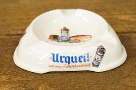 Czech Pilsner Beer Porcelain URQUELL Bar Advertising Cigar ASHTRAY Bavaria - £23.26 GBP