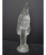 Fostoria Frosted Satin Glass 10&quot; Madonna Spiritual Figurine - £47.18 GBP