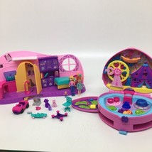 Polly Pocket Transformation Go Tiny Doll Playset +Tiny is Mighty Theme Park  - £23.26 GBP