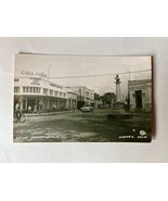 Antique Mexican Photo Postcard RPPC Calle Independencia Jimenez Chihuahu... - €13,79 EUR