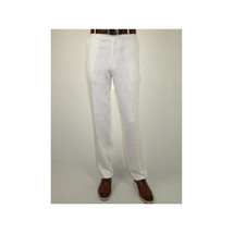 Men's Summer Linen Suit Apollo King Half Lined 2 Button Modern Fit SLN8 White image 10