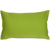 Sunbrella Macaw Green 12x19 Outdoor Pillow, with Polyfill Insert - £39.83 GBP