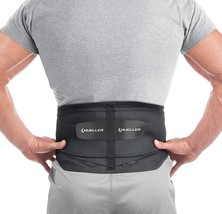 MLR Adjustable Lumbar Back Brace, Black, Extended Plus size, 1-Count Package - £25.39 GBP