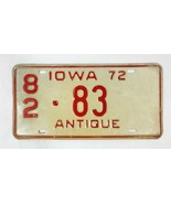 1972 Iowa Antique License Plate Matching Set 82 83 - $23.76