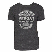 Peroni Logo Charcoal Men&#39;s Tee Shirt Grey - £31.25 GBP+
