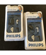 2 Phillips Hands Free Earbud Multi-Brand Compatible SAMSUNG/NOKIA/SONY E... - $220.52 MXN