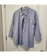 Disney Store Women&#39;s Button Down Shirt, Piglet embroidery, size XL, Blue - £20.09 GBP