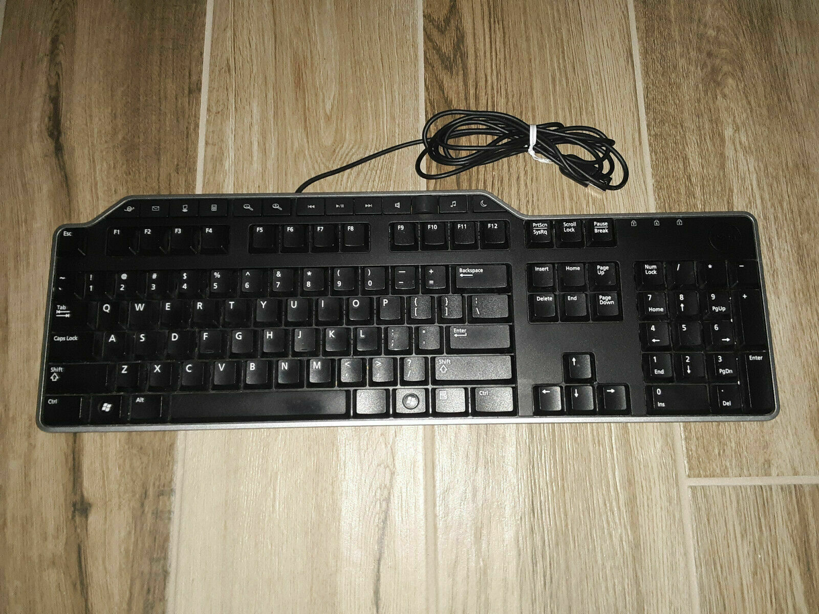 Genuine Dell Wired USB Business Multimedia Keyboard KB522 01RW52 05N57Y 07VHY1 - £19.81 GBP