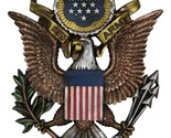 Patriotic United States Army Bald Eagle Great Seal Military Wall Decor P... - $47.99