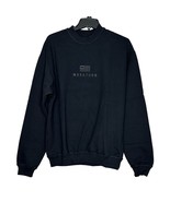 MARATHON MODERN CREWNECK SWEATSHIRT - BLACK/BLACK Size Medium New - £45.45 GBP