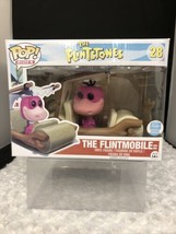 Funko Pop! Rides: The Flintstones - Dino - Flintmobile Funko Web Exclusive #28 - £86.63 GBP