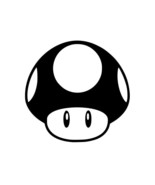 MARIO BROTHERS MUSHROOM Vinyl Decal Car Wall Window Sticker CHOOSE SIZE ... - $3.09+
